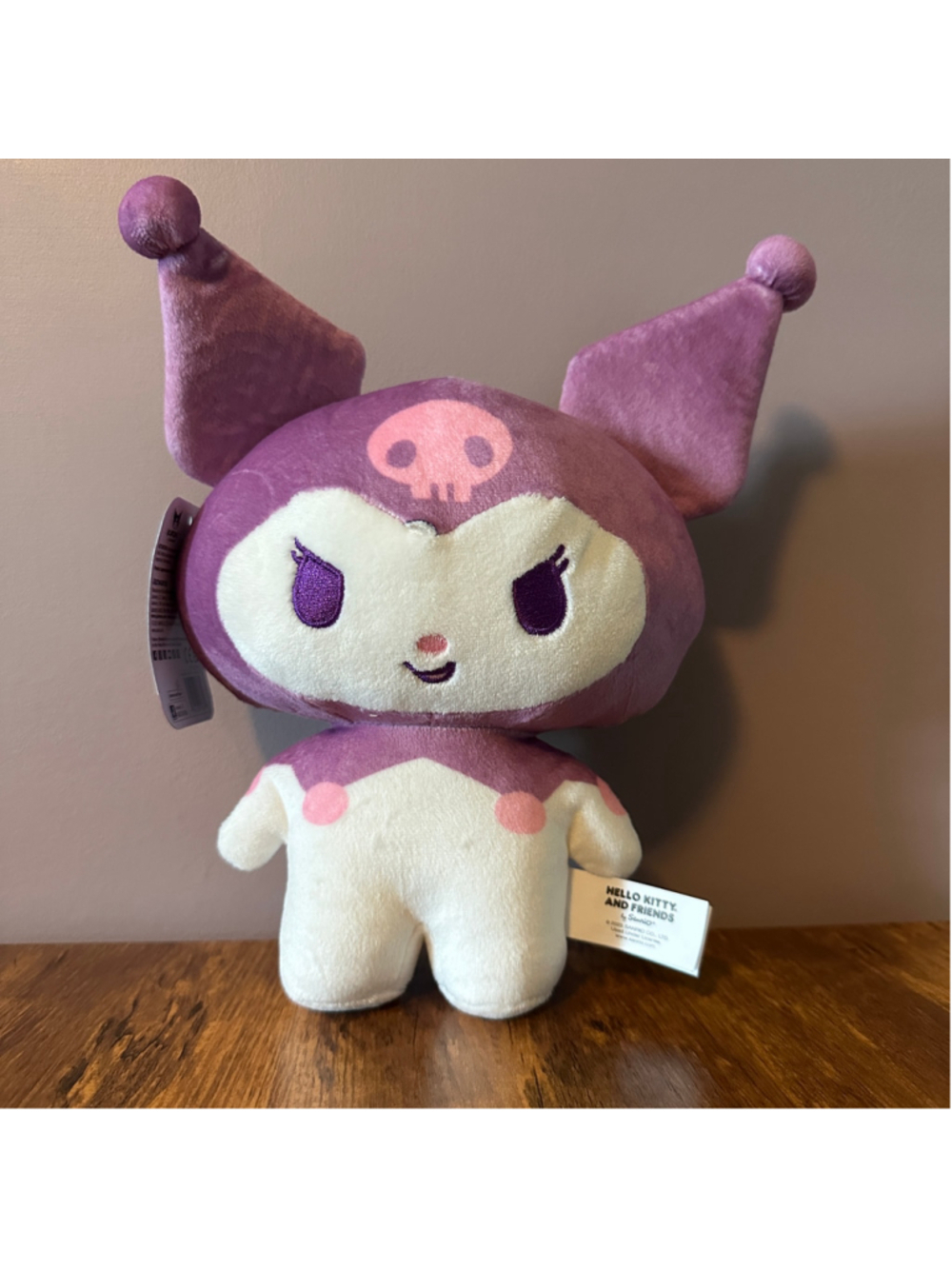 Jazwares Kuromi Plush Hello Kitty & Friends Purple NWT 9 Inch